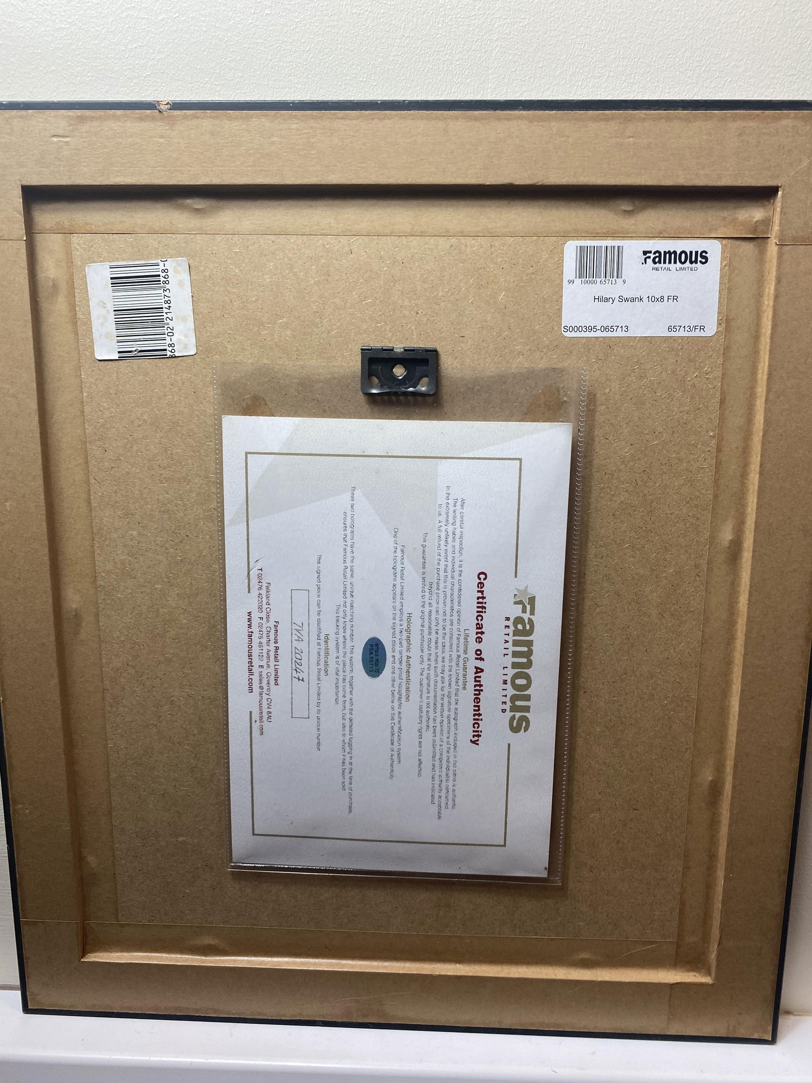 Hilary Swank Signed Photo with COA, - 4