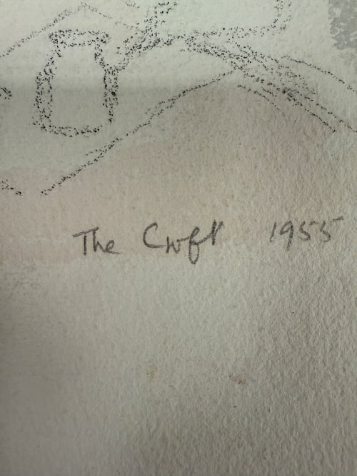 Original, Drawing, Rare, Hand Signed and dated, - 3