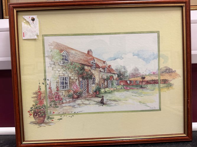 Original Watercolor, Limited Edition, signed,: Original Watercolor, Limited Edition, signed, 