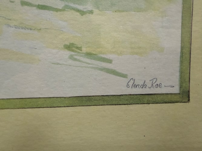 Original Watercolor, Limited Edition, signed, - 2