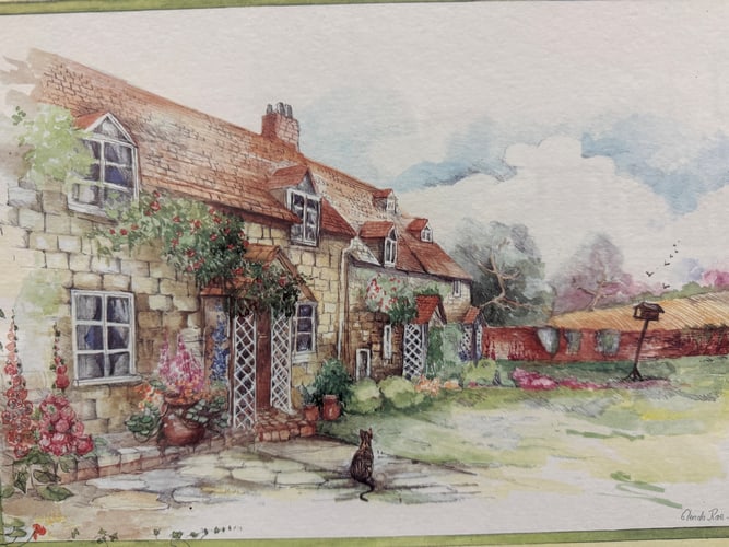 Original Watercolor, Limited Edition, signed, - 3