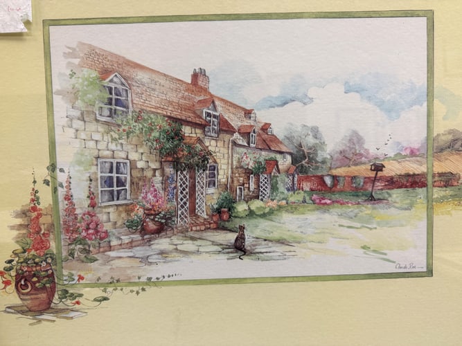 Original Watercolor, Limited Edition, signed, - 4