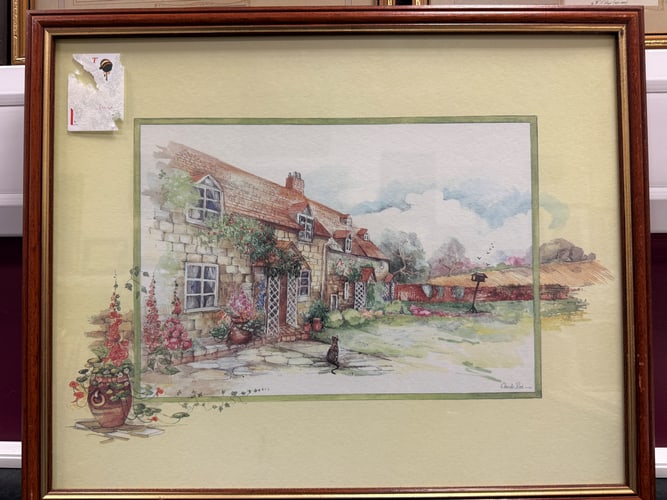 Original Watercolor, Limited Edition, signed, - 5