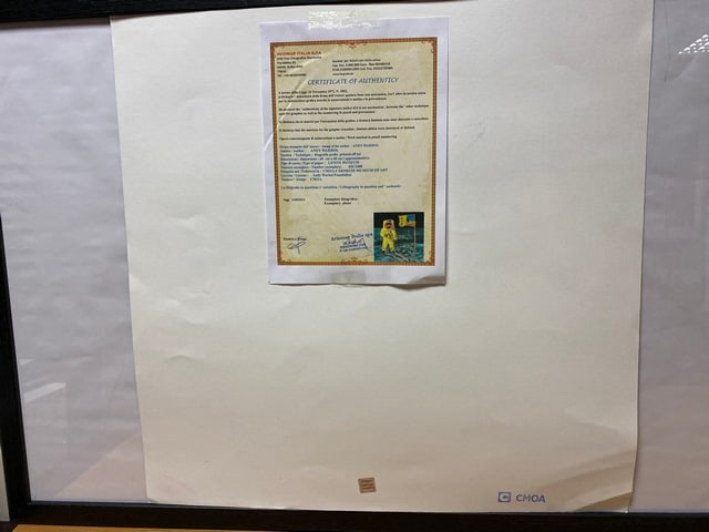 ANDY WARHOL RARE 1986 LMD ED LARGE FINE ART LITHOGRAPH PRINT~(23 1/2"" W X 23 5/8"" H) - 4