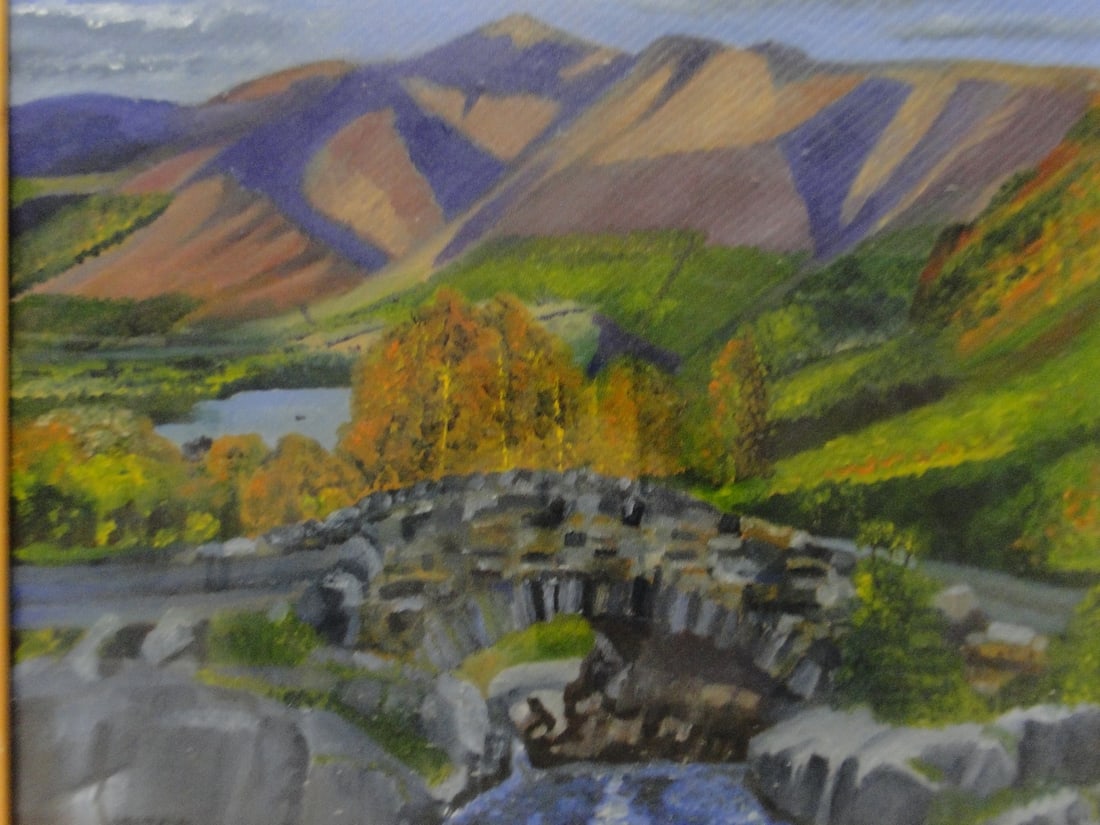 Original Watercolor, Painting, Signed, - 2