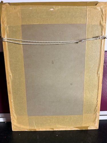 Watercolour, Vintage, WM Otto Mushrooms, Original, Signed, - 5