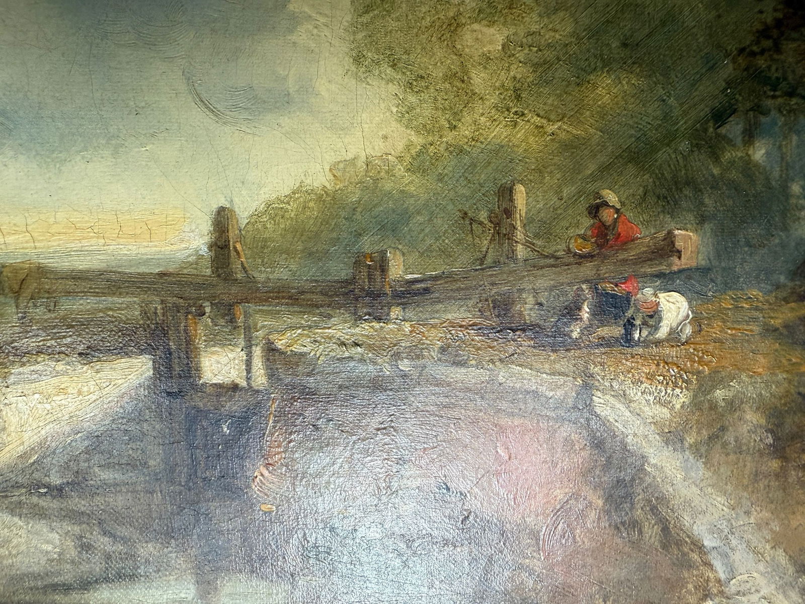 John Constable, (In the manner of) Original Oil Painting, Signed, Dated, - 11