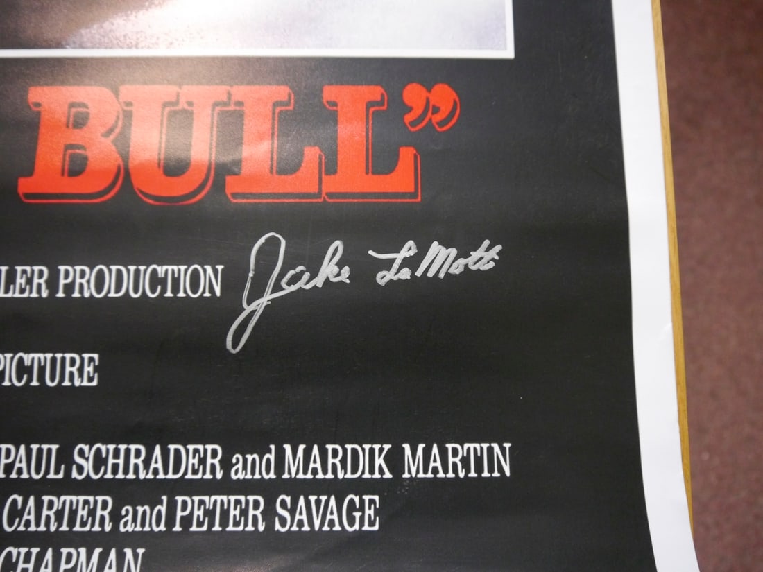 Robert De Niro, Raging Bull ,Original Movie Poster, Print Signed - 2