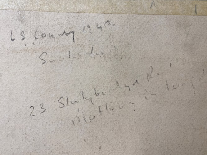 Laurence Stephen Lowry, 1940, Original, Drawing, Hand Signed and dated,Rare - 3