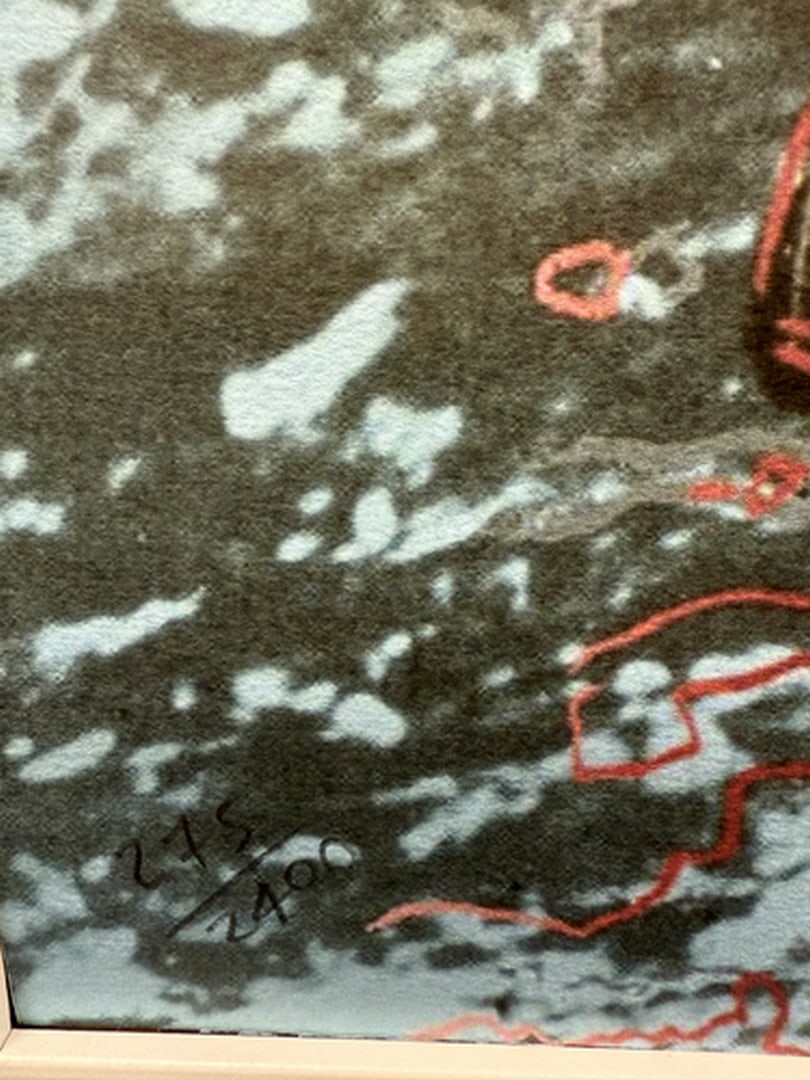 ANDY WARHOL RARE 1986 LMD ED LARGE FINE ART LITHOGRAPH PRINT~(23 1/2"""" W X 23 5/8"""" H) - 3