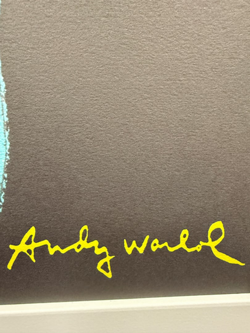 ANDY WARHOL RARE 1986 LMD ED LARGE FINE ART LITHOGRAPH PRINT~(23 1/2"""" W X 23 5/8"""" H) - 2