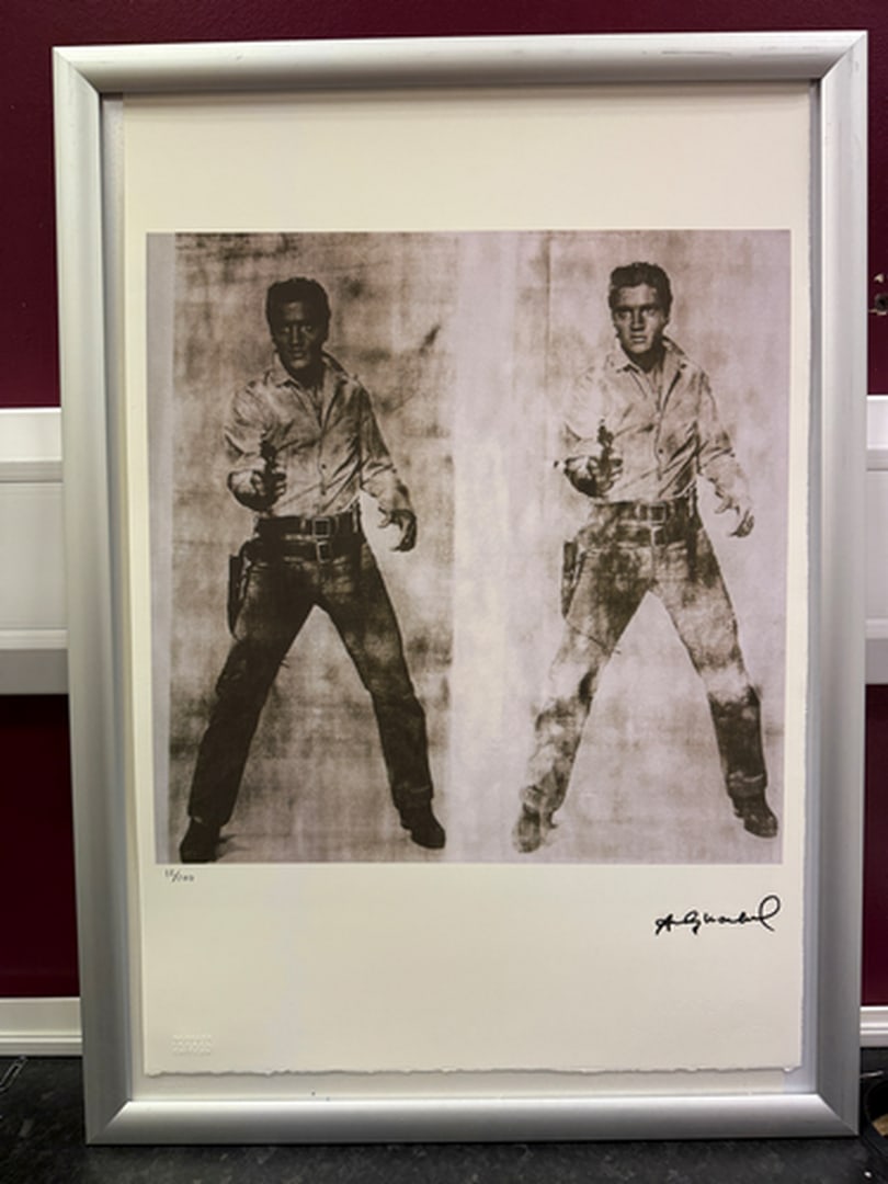 ANDY Warhol, Original, Print, Limited edition, Plate signed: Andy Warhol edition Arabic numbering - numbering 100 copies - Approximate dimensions of the sheet 57.3 x 38.4 cm - INTONSO / IRREGULAR SHEET on 4 sides, weight between 180/210 - Watermark on Arches Fr