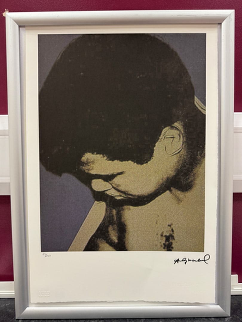 ANDY Warhol, Original, Print, Limited edition, Plate signed: Andy Warhol edition Arabic numbering - numbering 100 copies - Approximate dimensions of the sheet 57.3 x 38.4 cm - INTONSO / IRREGULAR SHEET on 4 sides, weight between 180/210 - Watermark on Arches Fr