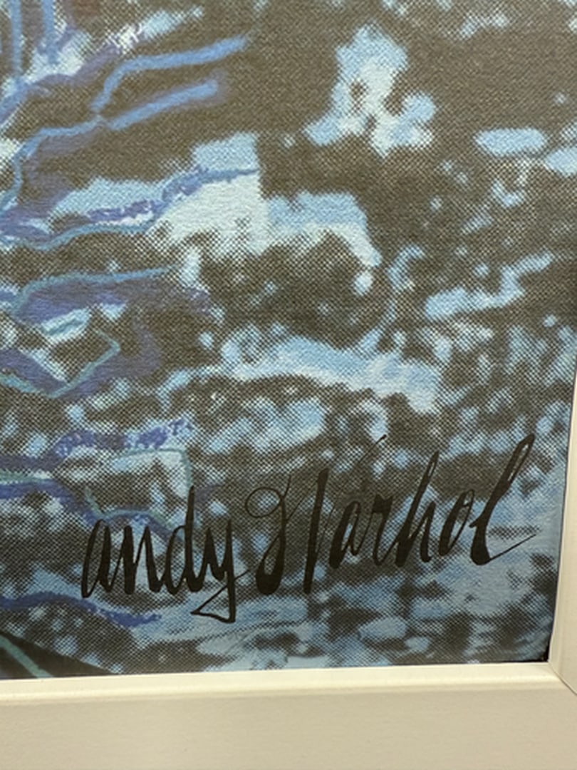 ANDY WARHOL RARE 1986 LMD ED LARGE FINE ART LITHOGRAPH PRINT~(23 1/2"""" W X 23 5/8"""" H) - 2