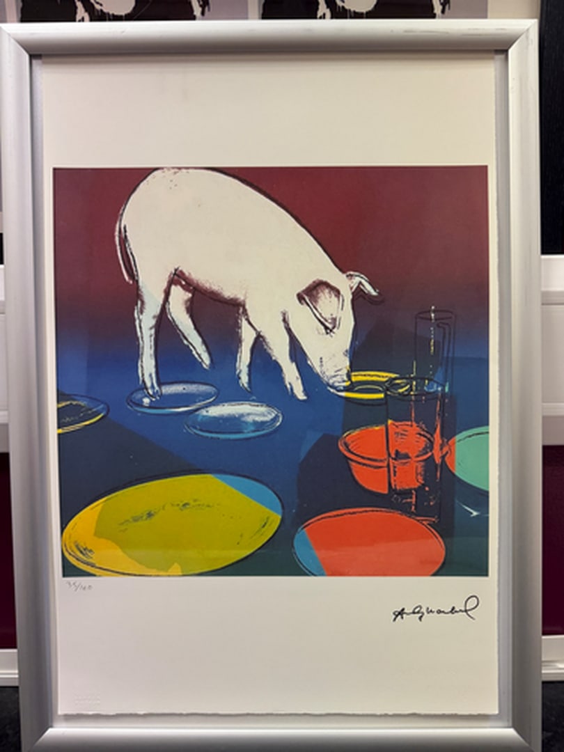 ANDY Warhol, Original, Print, Limited edition, Plate signed: Andy Warhol edition Arabic numbering - numbering 100 copies - Approximate dimensions of the sheet 57.3 x 38.4 cm - INTONSO / IRREGULAR SHEET on 4 sides, weight between 180/210 - Watermark on Arches Fr