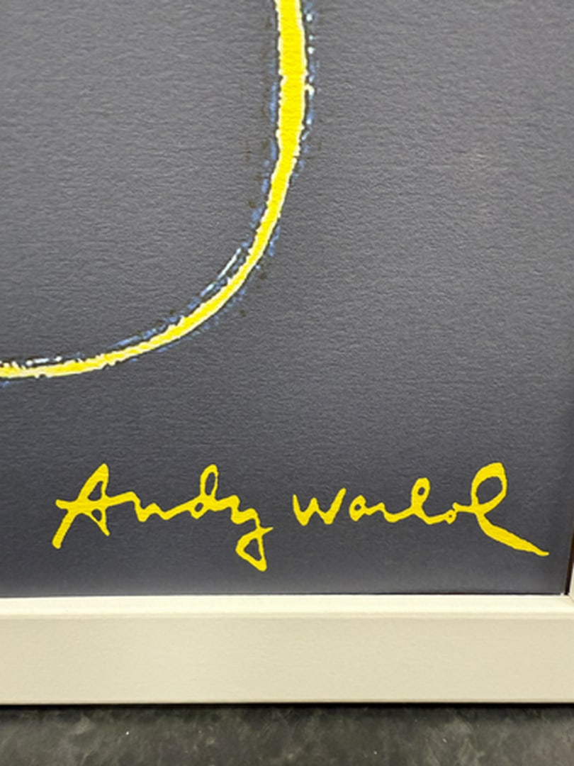 ANDY WARHOL RARE 1986 LMD ED LARGE FINE ART LITHOGRAPH PRINT~(23 1/2"""" W X 23 5/8"""" H) - 2