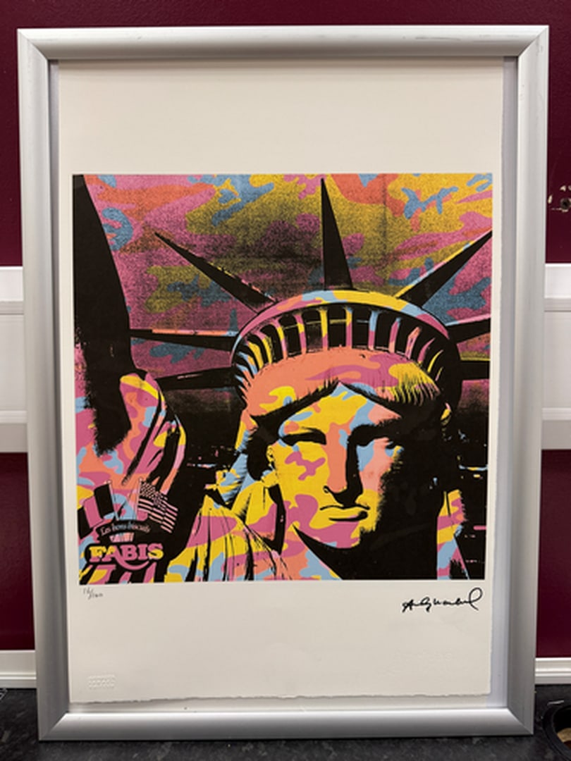 ANDY Warhol, Original, Print, Limited edition, Plate signed: Andy Warhol edition Arabic numbering - numbering 100 copies - Approximate dimensions of the sheet 57.3 x 38.4 cm - INTONSO / IRREGULAR SHEET on 4 sides, weight between 180/210 - Watermark on Arches Fr