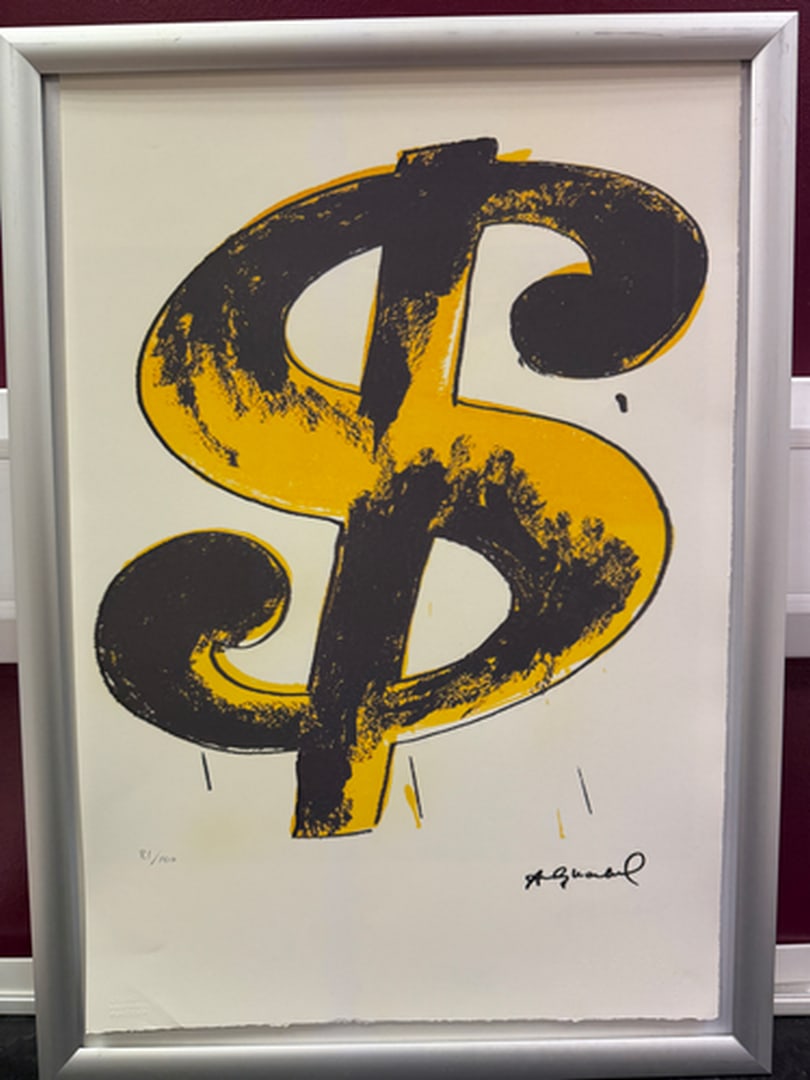 ANDY Warhol, Original, Print, Limited edition, Plate signed: Andy Warhol edition Arabic numbering - numbering 100 copies - Approximate dimensions of the sheet 57.3 x 38.4 cm - INTONSO / IRREGULAR SHEET on 4 sides, weight between 180/210 - Watermark on Arches Fr