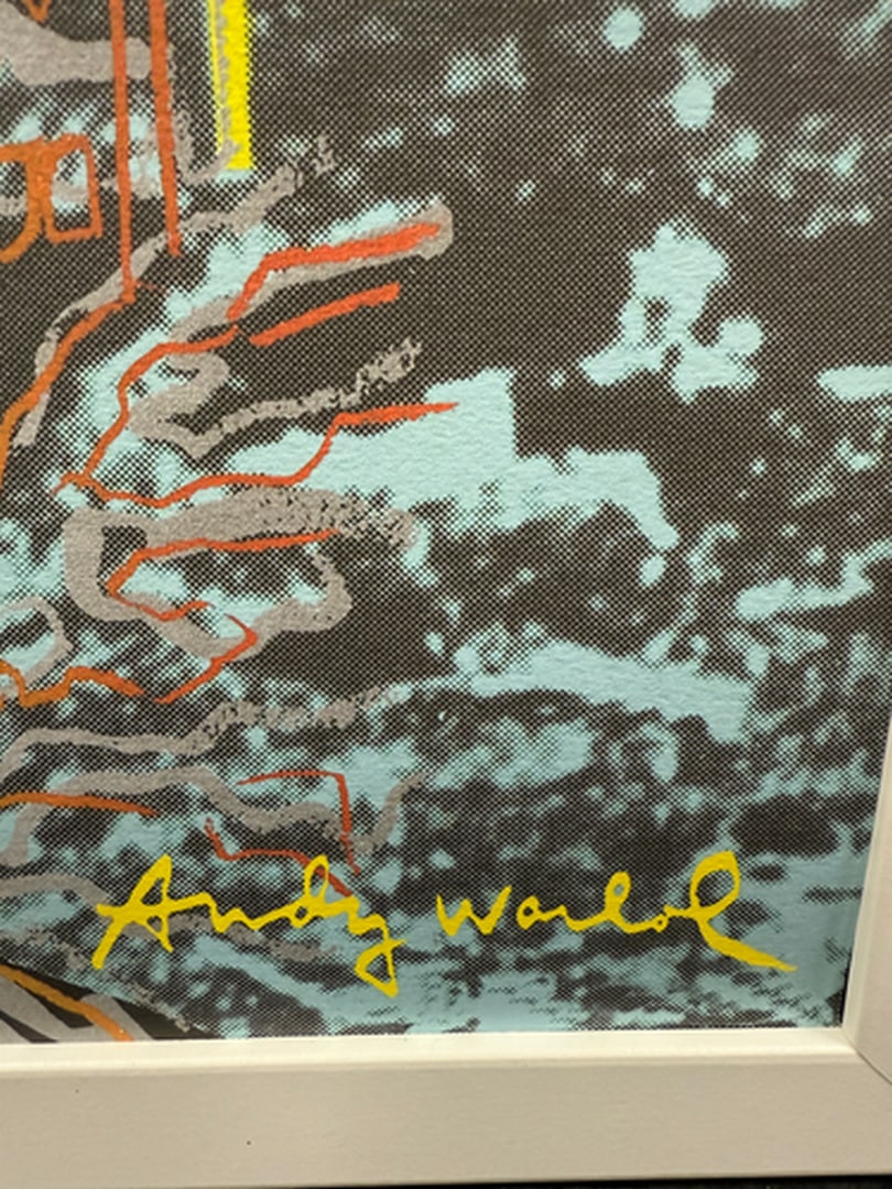 ANDY WARHOL RARE 1986 LMD ED LARGE FINE ART LITHOGRAPH PRINT~(23 1/2"""" W X 23 5/8"""" H) - 2