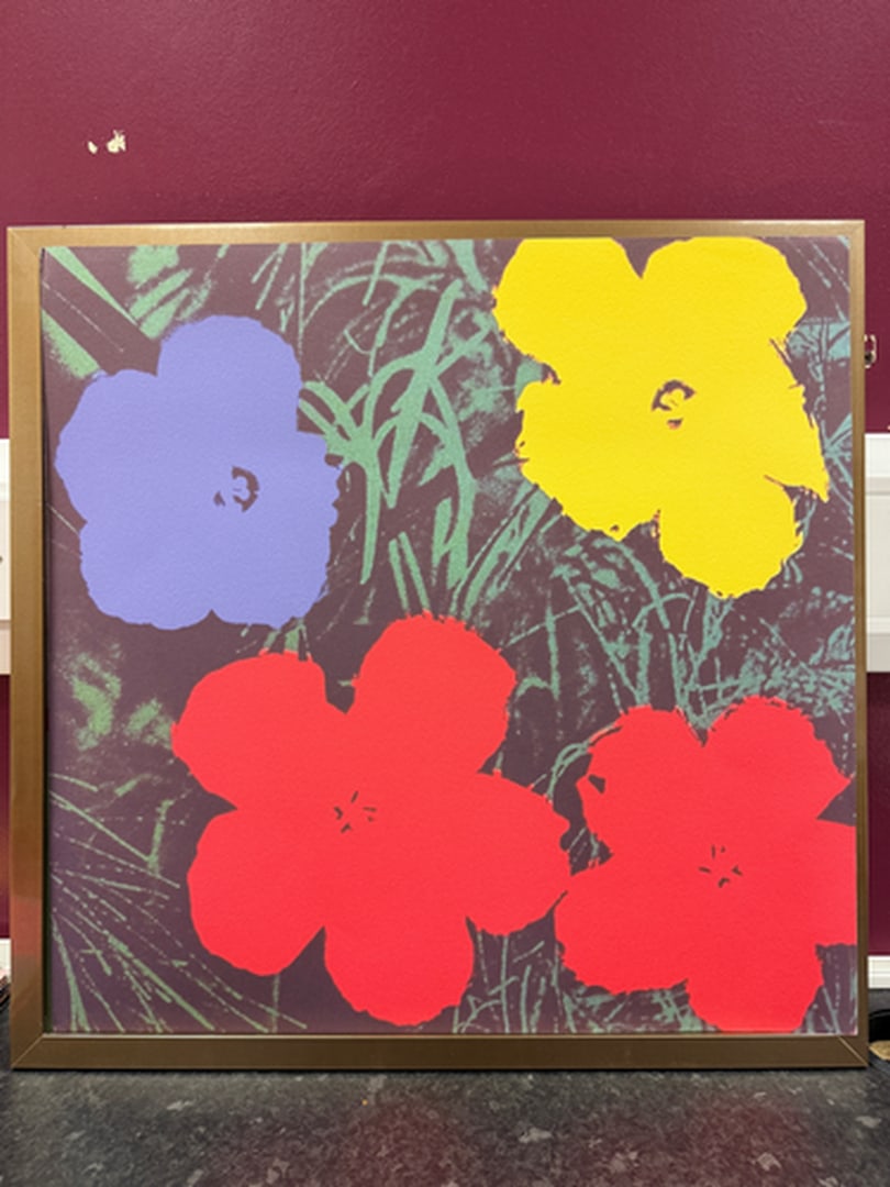 Andy Warhol, (After) Original Print, Limited Edition, Seal, Hand signed And Numbered: Andy Warhol, (After) Original Print, Limited Edition, Seal, Hand signed And Numbered No COA No documentation and only 20 years in provenance by private Collection. sold as attributed to the artist an