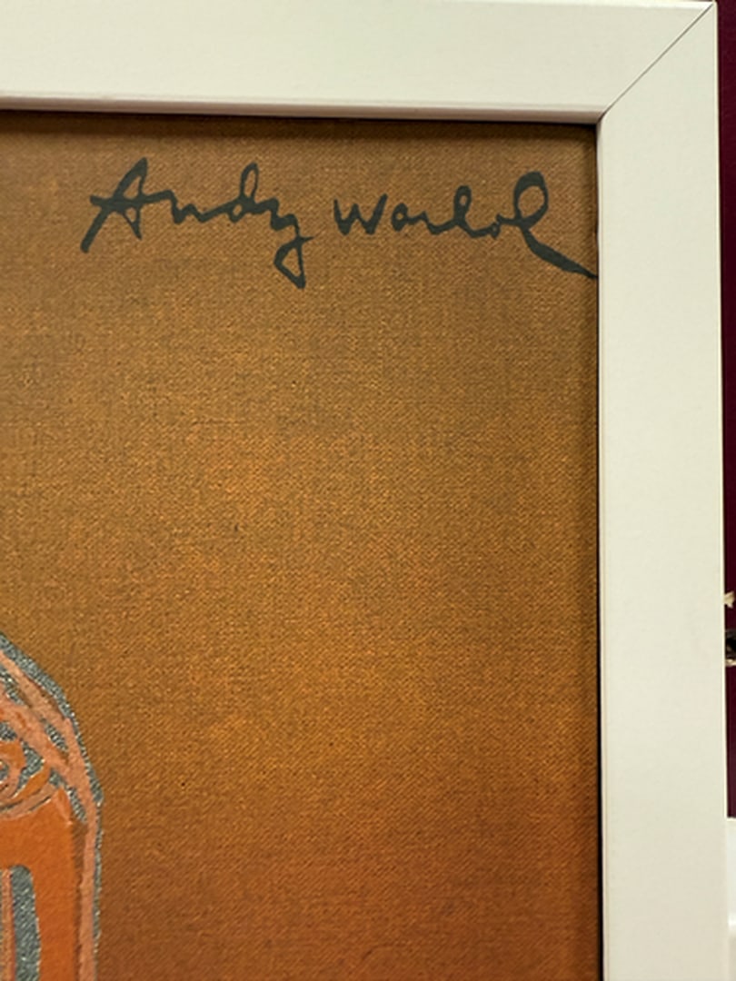 ANDY WARHOL RARE 1986 LMD ED LARGE FINE ART LITHOGRAPH PRINT~(23 1/2"""" W X 23 5/8"""" H) - 2