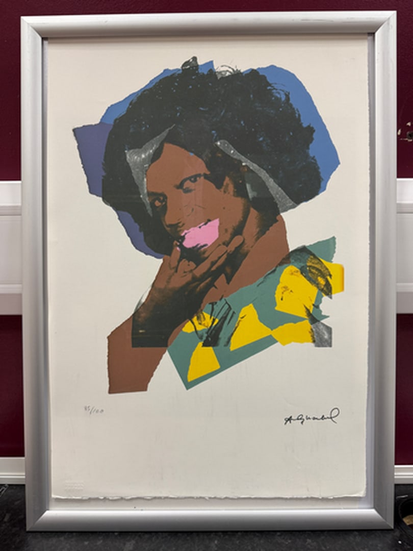 ANDY Warhol, Original, Print, Limited edition, Plate signed: Andy Warhol edition Arabic numbering - numbering 100 copies - Approximate dimensions of the sheet 57.3 x 38.4 cm - INTONSO / IRREGULAR SHEET on 4 sides, weight between 180/210 - Watermark on Arches Fr