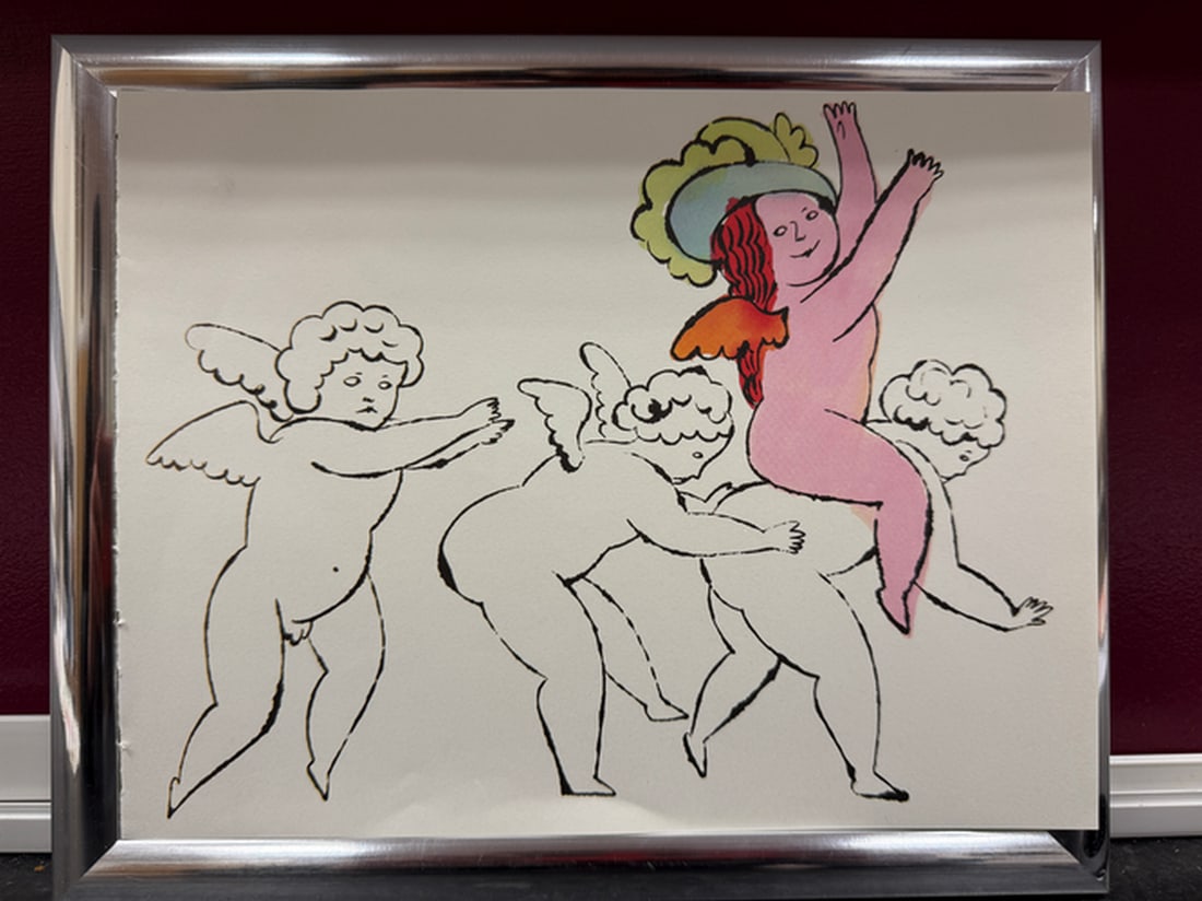 Andy Warhol- In the Bottom of My Garden Page., Rare, Edition, Print on paper, Size- 20cm x 25cm.: Andy Warhol- In the Bottom of My Garden Page., Rare, Edition, Print on paper, Size- 20cm x 25cm.