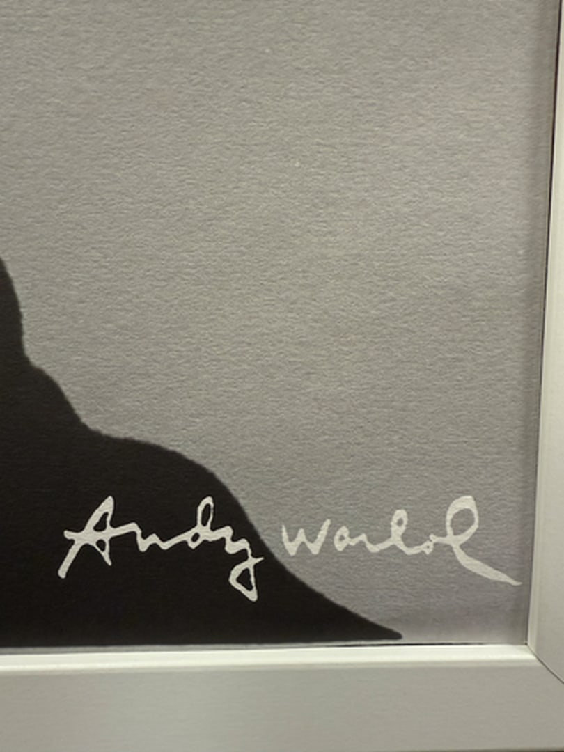 ANDY WARHOL RARE 1986 LMD ED LARGE FINE ART LITHOGRAPH PRINT. - 2