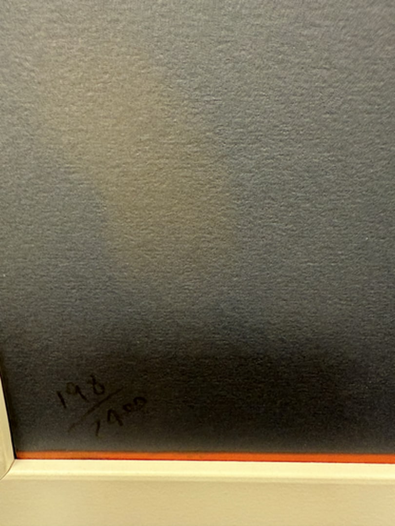 ANDY WARHOL RARE 1986 LMD ED LARGE FINE ART LITHOGRAPH PRINT~(23 1/2"""" W X 23 5/8"""" H) - 3