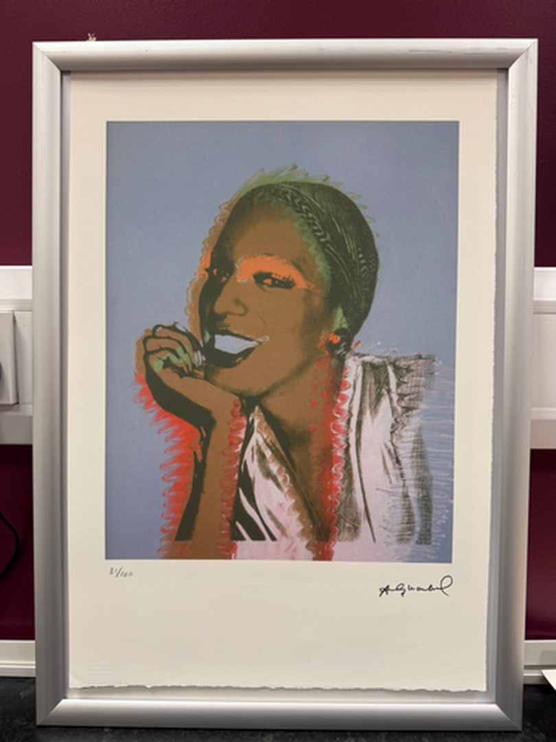 ANDY Warhol, Original, Print, Limited edition, Plate signed: Andy Warhol edition Arabic numbering - numbering 100 copies - Approximate dimensions of the sheet 57.3 x 38.4 cm - INTONSO / IRREGULAR SHEET on 4 sides, weight between 180/210 - Watermark on Arches Fr