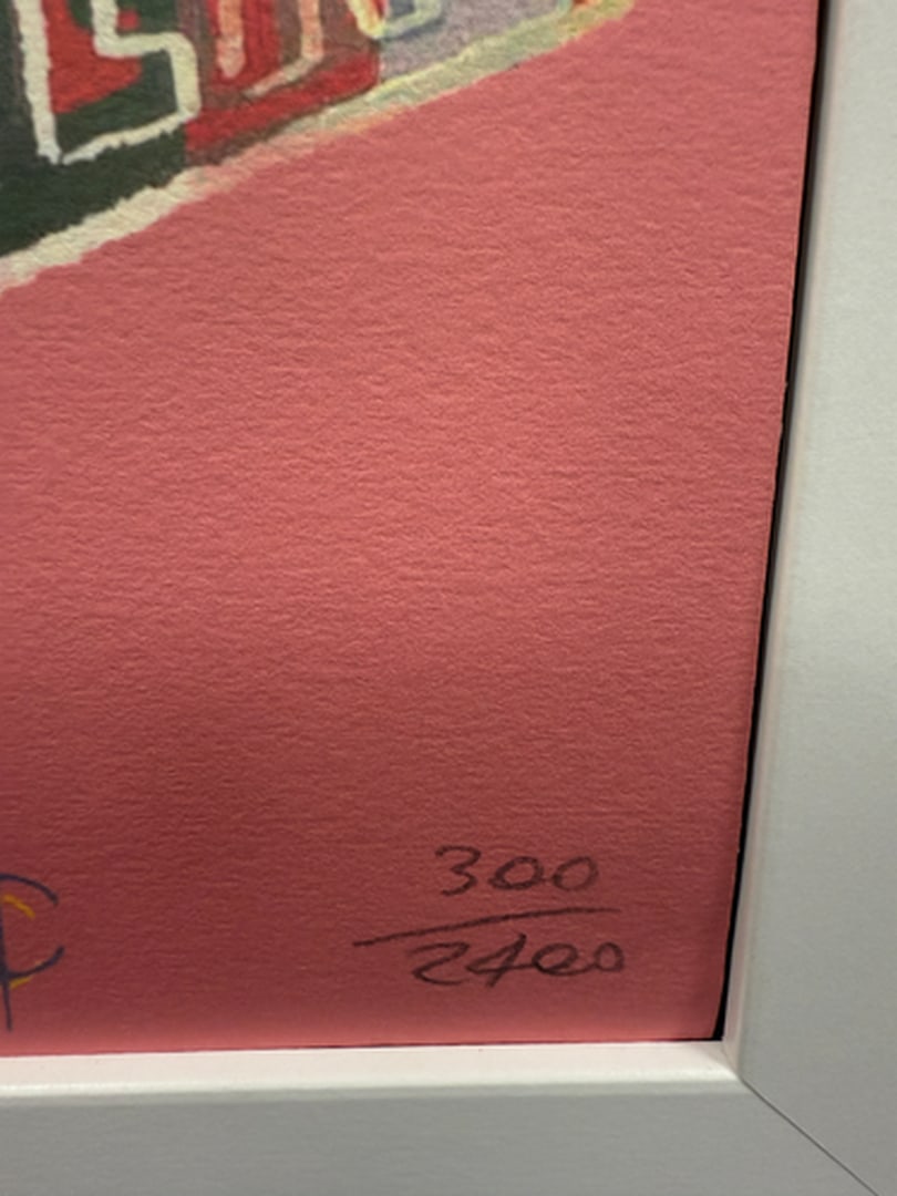 ANDY WARHOL RARE 1986 LMD ED LARGE FINE ART LITHOGRAPH PRINT~(23 1/2"""" W X 23 5/8"""" H) - 2