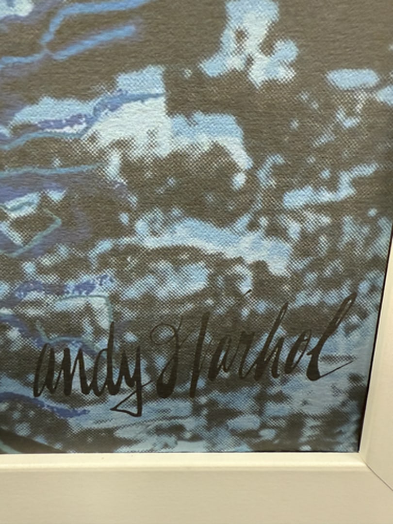 ANDY WARHOL RARE 1986 LMD ED LARGE FINE ART LITHOGRAPH PRINT~(23 1/2"""" W X 23 5/8"""" H) - 2