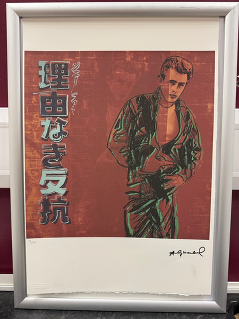 ANDY Warhol, Original, Print, Limited edition, Plate signed: Andy Warhol edition Arabic numbering - numbering 100 copies - Approximate dimensions of the sheet 57.3 x 38.4 cm - INTONSO / IRREGULAR SHEET on 4 sides, weight between 180/210 - Watermark on Arches Fr