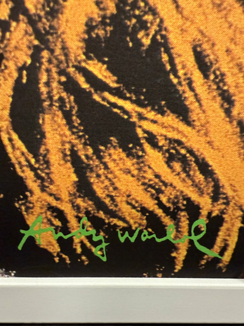 ANDY WARHOL RARE 1986 LMD ED LARGE FINE ART LITHOGRAPH PRINT~(23 1/2"""" W X 23 5/8"""" H) - 2