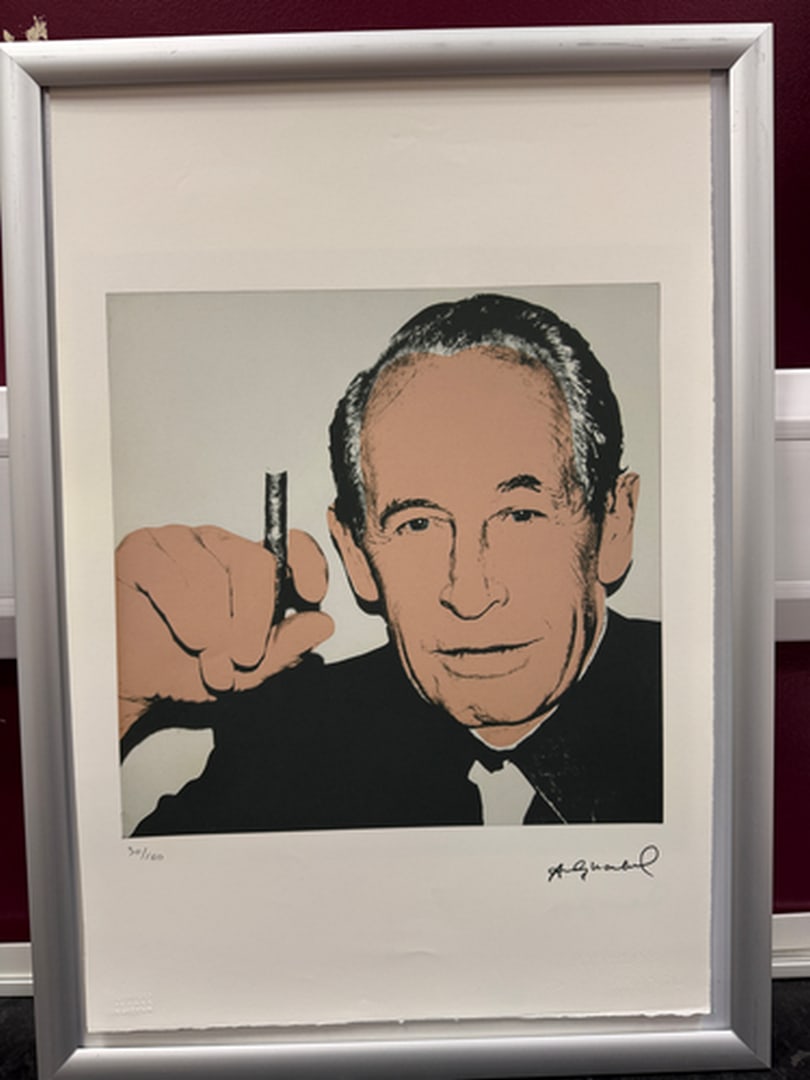 ANDY Warhol, Original, Print, Limited edition, Plate signed: Andy Warhol edition Arabic numbering - numbering 100 copies - Approximate dimensions of the sheet 57.3 x 38.4 cm - INTONSO / IRREGULAR SHEET on 4 sides, weight between 180/210 - Watermark on Arches Fr