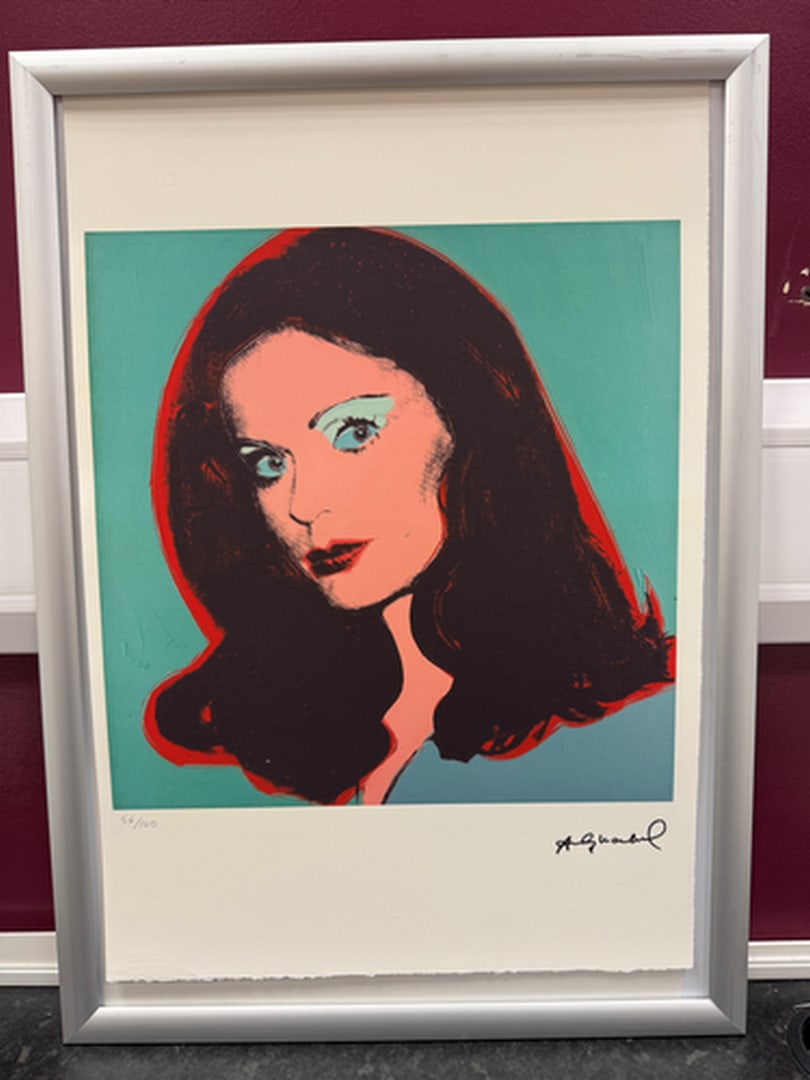 ANDY Warhol, Original, Print, Limited edition, Plate signed: Andy Warhol edition Arabic numbering - numbering 100 copies - Approximate dimensions of the sheet 57.3 x 38.4 cm - INTONSO / IRREGULAR SHEET on 4 sides, weight between 180/210 - Watermark on Arches Fr
