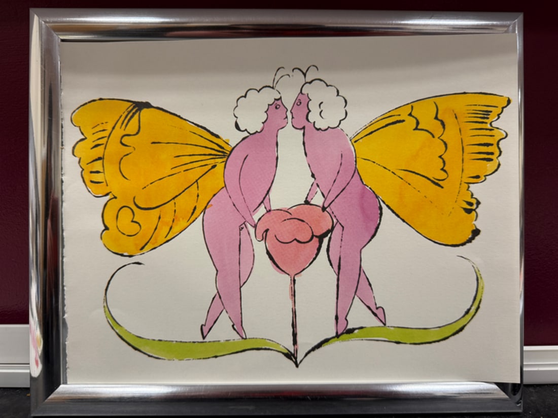 Andy Warhol- In the Bottom of My Garden Page., Rare, Edition, Print on paper, Size- 20cm x 25cm.: Andy Warhol- In the Bottom of My Garden Page., Rare, Edition, Print on paper, Size- 20cm x 25cm.a