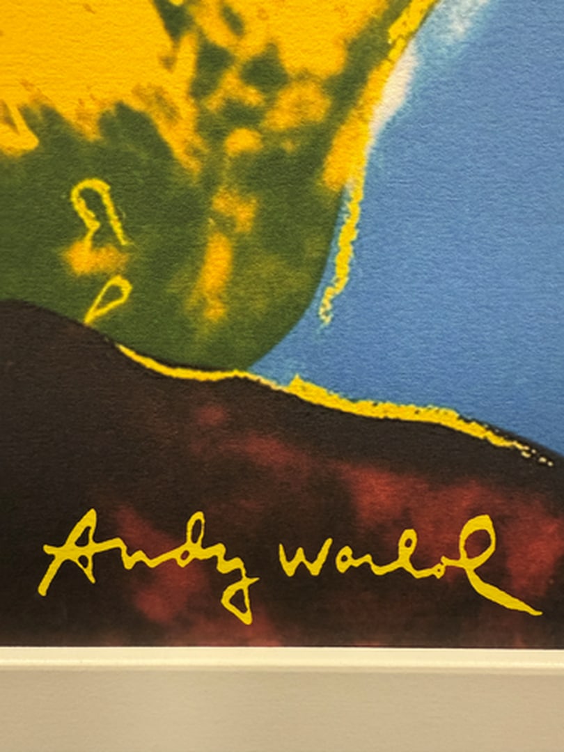 ANDY WARHOL, RARE 1986 LMD ED LARGE FINE ART LITHOGRAPH PRINT. - 2