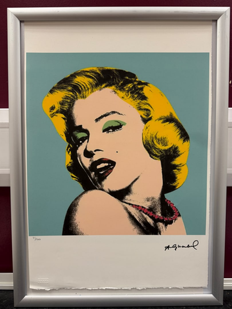 ANDY Warhol, Original, Print, Limited edition, Plate signed: Andy Warhol edition Arabic numbering - numbering 100 copies - Approximate dimensions of the sheet 57.3 x 38.4 cm - INTONSO / IRREGULAR SHEET on 4 sides, weight between 180/210 - Watermark on Arches Fr