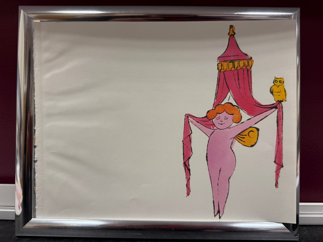 Andy Warhol- In the Bottom of My Garden Page., Rare, Edition, Print on paper, Size- 20cm x 25cm.: Andy Warhol- In the Bottom of My Garden Page., Rare, Edition, Print on paper, Size- 20cm x 25cm.