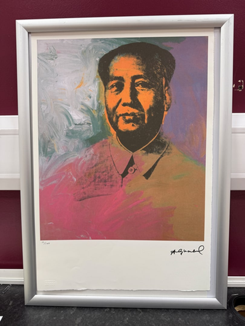 ANDY Warhol, Original, Print, Limited edition, Plate signed: Andy Warhol edition Arabic numbering - numbering 100 copies - Approximate dimensions of the sheet 57.3 x 38.4 cm - INTONSO / IRREGULAR SHEET on 4 sides, weight between 180/210 - Watermark on Arches Fr