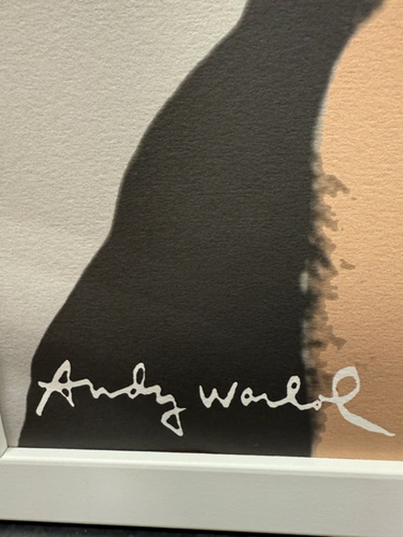 ANDY WARHOL RARE 1986 LMD ED LARGE FINE ART LITHOGRAPH PRINT~(23 1/2"""" W X 23 5/8"""" H) - 2