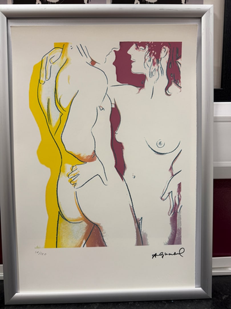 ANDY Warhol, Original, Print, Limited edition, Plate signed: Andy Warhol edition Arabic numbering - numbering 100 copies - Approximate dimensions of the sheet 57.3 x 38.4 cm - INTONSO / IRREGULAR SHEET on 4 sides, weight between 180/210 - Watermark on Arches Fr