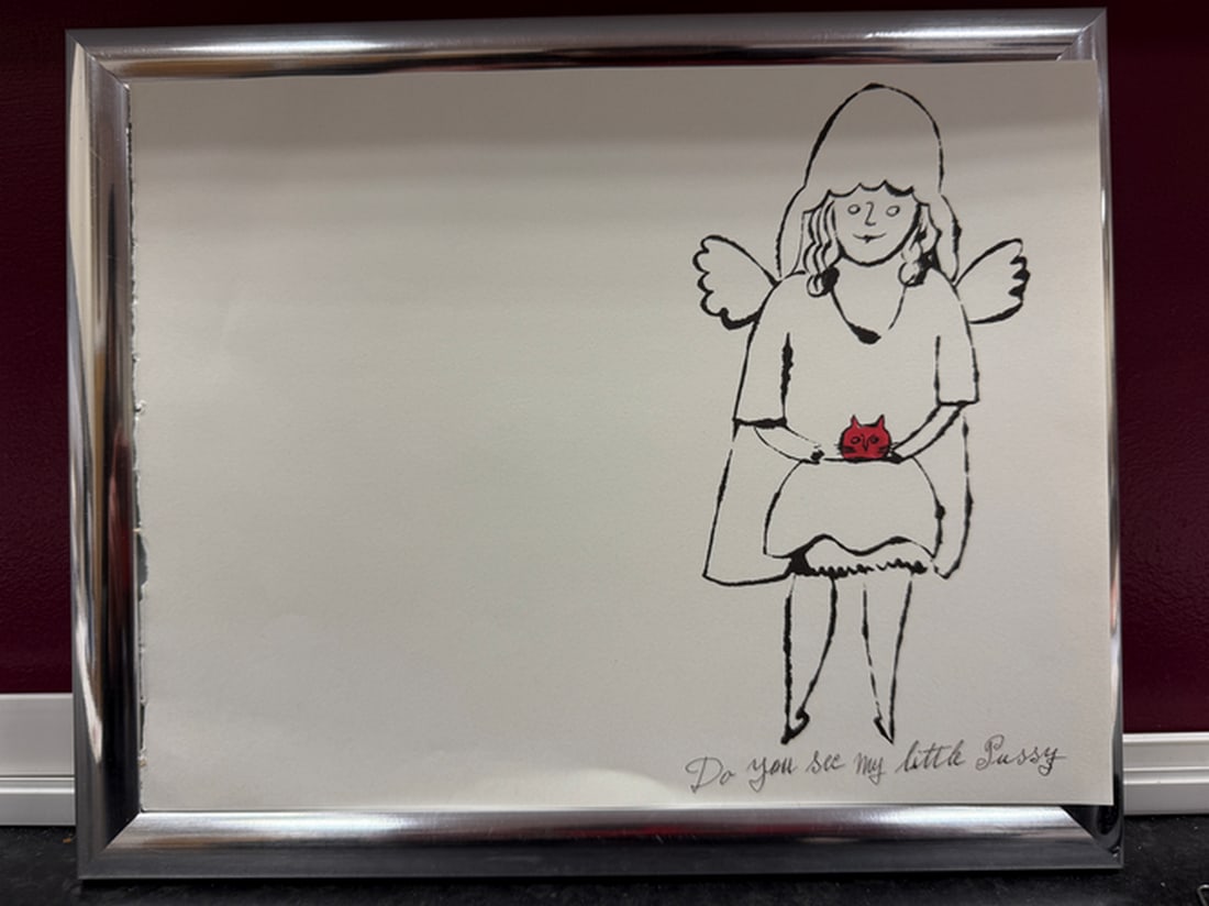 Andy Warhol- In the Bottom of My Garden Page., Rare, Edition, Print on paper, Size- 20cm x 25cm.: Andy Warhol- In the Bottom of My Garden Page., Rare, Edition, Print on paper, Size- 20cm x 25cm.