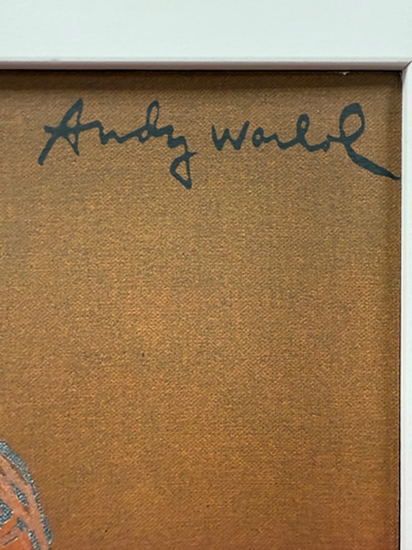 ANDY WARHOL RARE 1986 LMD ED LARGE FINE ART LITHOGRAPH PRINT~(23 1/2"""" W X 23 5/8""""H) - 2