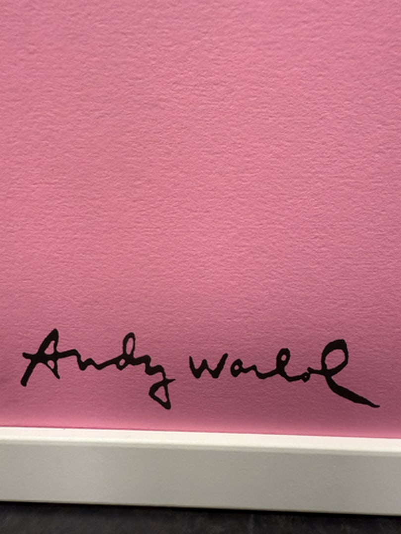 ANDY WARHOL RARE 1986 LMD ED LARGE FINE ART LITHOGRAPH PRINT~(23 1/2"""" W X 23 5/8"""" H) - 2