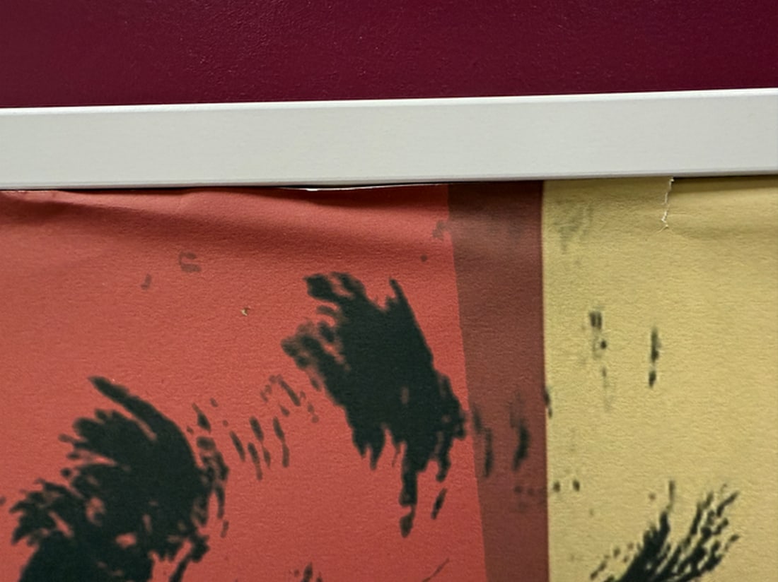 ANDY WARHOL RARE 1986 LMD ED LARGE FINE ART LITHOGRAPH PRINT~(23 1/2"""" W X 23 5/8"""" H) - 5