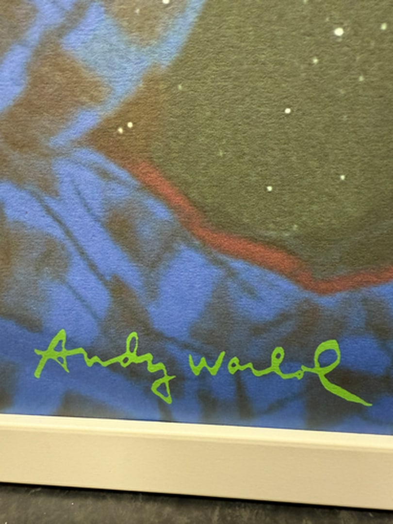 ANDY WARHOL RARE 1986 LMD ED LARGE FINE ART LITHOGRAPH PRINT~(23 1/2"""" W X 23 5/8"""" H) - 2