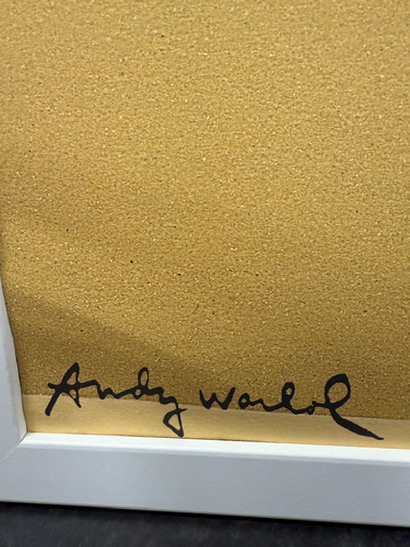 ANDY WARHOL RARE 1986 LMD ED LARGE FINE ART LITHOGRAPH PRINT. - 2