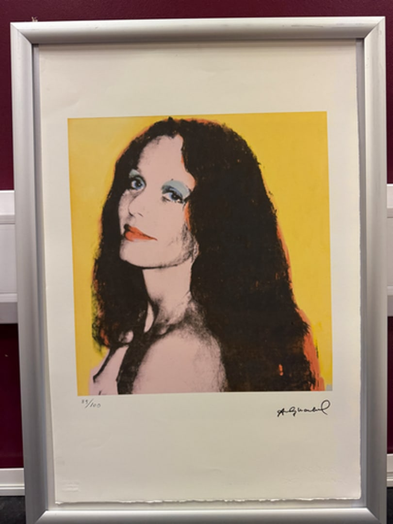 ANDY Warhol, Original, Print, Limited edition, Plate signed: Andy Warhol edition Arabic numbering - numbering 100 copies - Approximate dimensions of the sheet 57.3 x 38.4 cm - INTONSO / IRREGULAR SHEET on 4 sides, weight between 180/210 - Watermark on Arches Fr